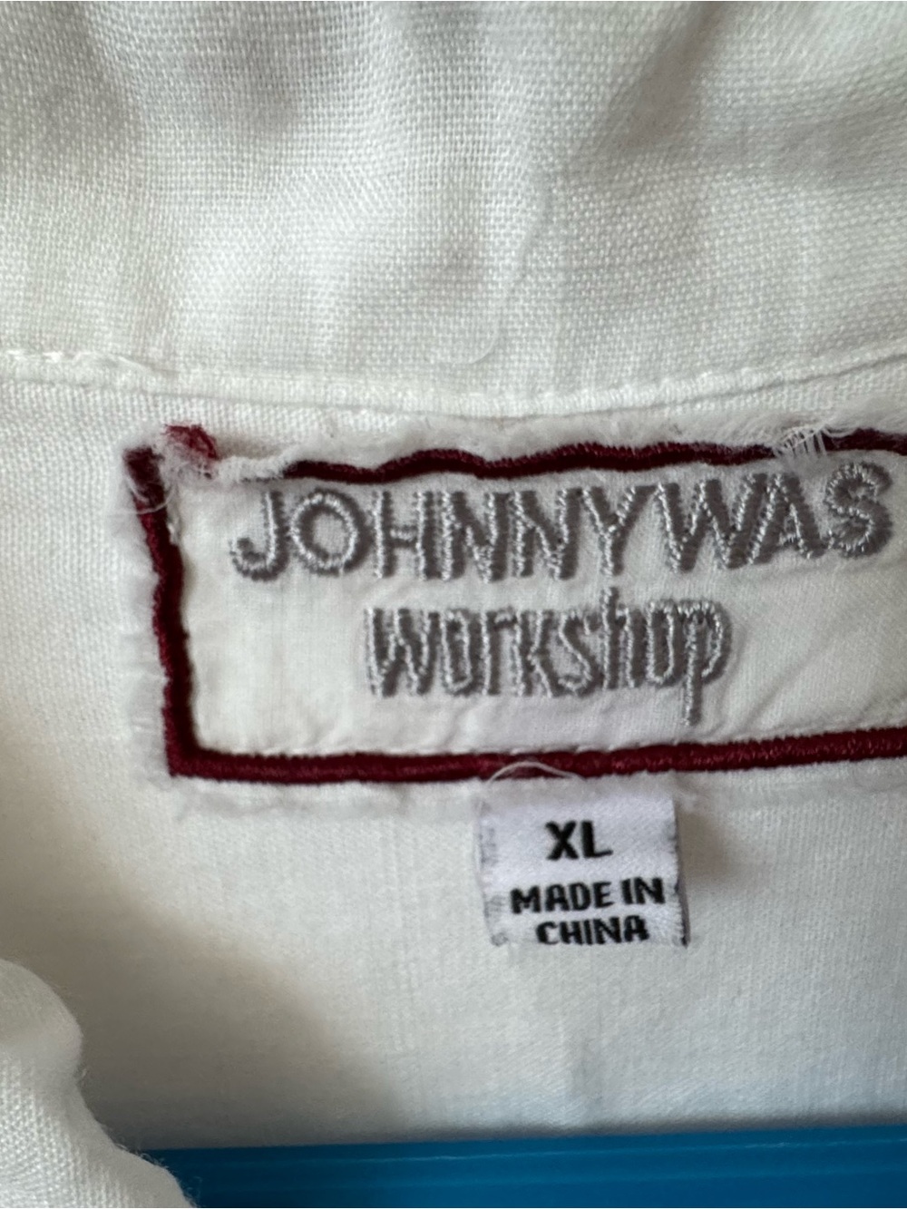 Johnny Was White Embroidered Floral button down blouse bell sleeve Blouse XL - Picture 6 of 8
